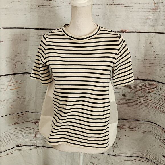 Sea New York Striped Lace Up Back Top Size XS - Picture 1 of 6